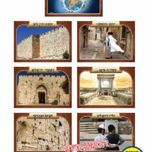 56827 ערכת תמונות ירושלים חרדי